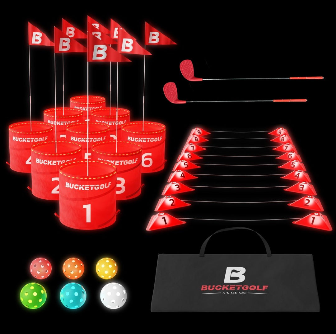 BucketGolf Glow Pro Bundle (9) - Elevate Sports LLC